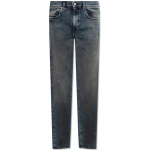 Diesel - D-Strukt - Jeans - Donkerblauw - Slim Fit - Katoen