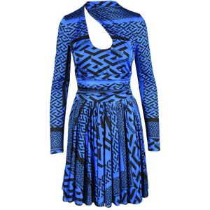 Versace, Dames, Jurken, Veelkleurig, Maat: S Viscose,