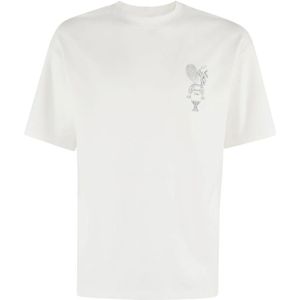 Drole de Monsieur, Heren, Tops, Wit, Maat: M