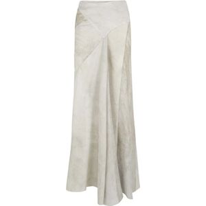 Cortana, Dames, Rokken, Beige, Maat: 2XS Zijde,