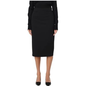 Max Mara, Dames, Rokken, Zwart, Maat: L