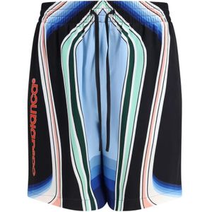 Casablanca - Korte Broeken - Veelkleurig - Zijden Shorts