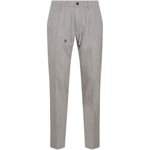 Eleventy, Heren, Broeken, Paars, Maat: W30 Wol,