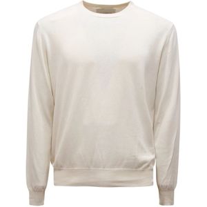 Ballantyne, Heren, Truien, Wit, Maat: L Katoen,