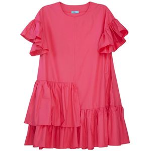 TOOche - A-lijn Jurk - Roze