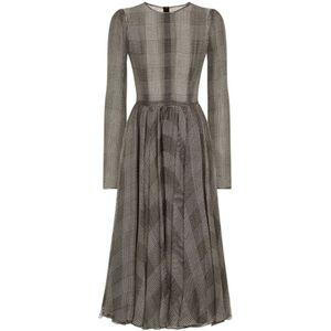 Dolce & Gabbana, Dames, Jurken, Grijs, Maat: S Zijde,