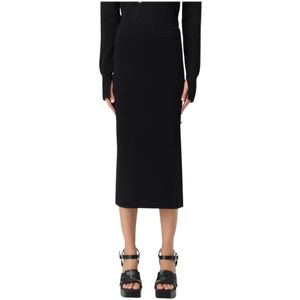 Versace Jeans Couture, Dames, Rokken, Zwart, Maat: S