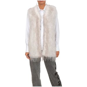 Blugirl, Dames, Jassen, Wit, Maat: ONE Size Poliester,