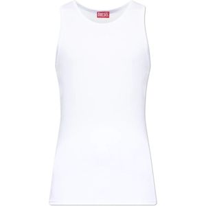 Diesel, Heren, Tops, Wit, Maat: L Katoen,
