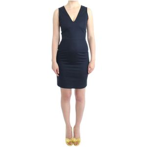 Costume National, Dames, Jurken, Blauw, Maat: XS Katoen,