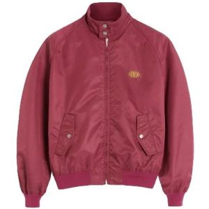 Valentino Garavani, Heren, Jassen, Rood, Maat: L Polyamide,