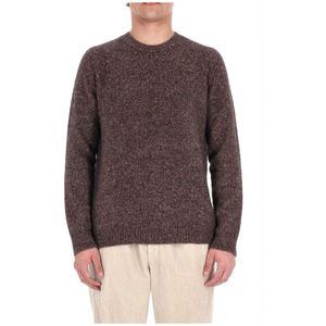 Roberto Collina, Heren, Truien, Bruin, Maat: 2XL Wol,