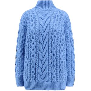Stella McCartney, Dames, Truien, Blauw, Maat: M Wol,
