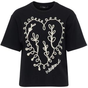 Weekend Max Mara, Dames, Tops, Zwart, Maat: S