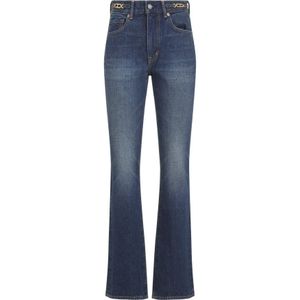 Tom Ford - Straight Jeans - Blauw - Katoen - High-Waist