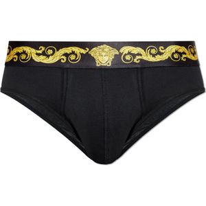 Versace, Heren, Ondergoed, Zwart, Maat: XL Katoen,