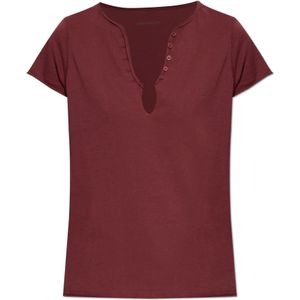 Zadig & Voltaire, Dames, Tops, Rood, Maat: XS Katoen,