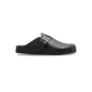 Balenciaga Leren slippers , Black , Dames , Maat: 36 EU