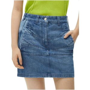 Kenzo, Dames, Rokken, Blauw, Maat: M Denim,