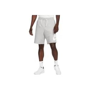 Nike Fleece Alumni Bermuda Shorts , Gray , Heren , Maat: XL
