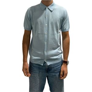 Rayne 1896, Heren, Overhemden, Blauw, Maat: M