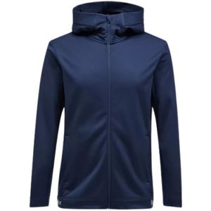 Peak Performance - Rider Tech Zip Hood - Jas - Blue Shadow - 86% Gerecycled Polyester, 14% Elastaan