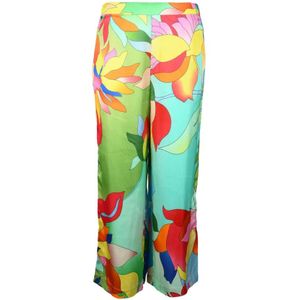 Semicouture, Dames, Broeken, Veelkleurig, Maat: XS Viscose,