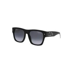 Dsquared2 Iconische Zonnebril Model 0004/S , Black , Heren , Maat: 55 MM