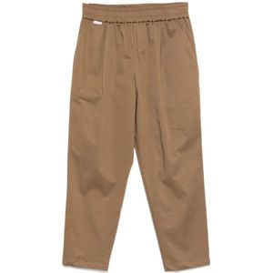 Family First, Heren, Broeken, Beige, Maat: M Katoen,