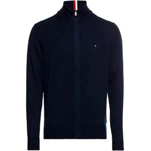 Tommy Hilfiger, Heren, Truien, Blauw, Maat: XL Katoen,