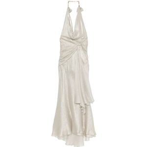 Maria Lucia Hohan, Dames, Jurken, Grijs, Maat: M