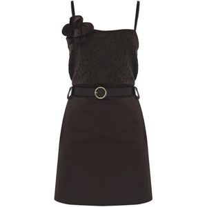 Kocca, Dames, Jurken, Bruin, Maat: L