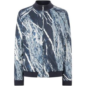 Roberto Cavalli, Heren, Sweatshirts & Hoodies, Blauw, Maat: XS Katoen,