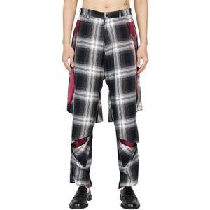 Sulvam, Heren, Broeken, Veelkleurig, Maat: L Zijde,