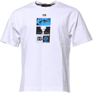 Dolce & Gabbana, Heren, Tops, Wit, Maat: S Katoen,