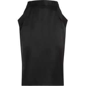 Saint Laurent, Dames, Rokken, Zwart, Maat: M Zijde,