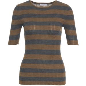 Majestic Filatures, Dames, Truien, Veelkleurig, Maat: L Wol,