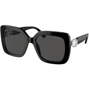 Swarovski, Dames, Accessoires, Zwart, Maat: 55 MM Polyamide,