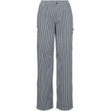 Sofie Schnoor - Donkerblauwe Gestreepte Cargo Broek - Dames