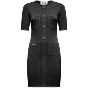 Silvian Heach, Dames, Jurken, Zwart, Maat: XS Wol,