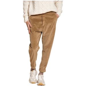 Mason's, Dames, Broeken, Bruin, Maat: XS Corduroy,