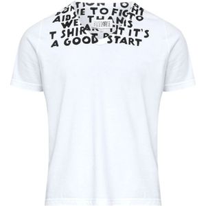 MM6 Maison Margiela, Heren, Tops, Wit, Maat: M