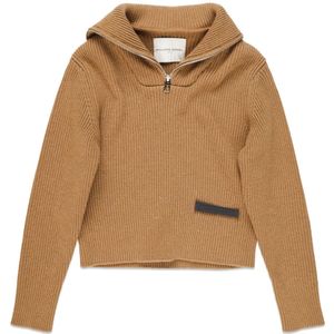 Philippe Model, Dames, Sweatshirts & Hoodies, Beige, Maat: S Wol,