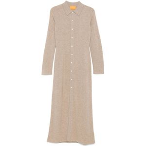 Guest In Residence, Dames, Jurken, Beige, Maat: M Kasjmier,