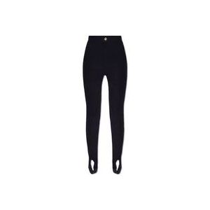 Casablanca Leggings met textuurpatroon , Black , Dames , Maat: 2XS