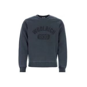 Woolrich Sweatshirts , Blue , Heren , Maat: L