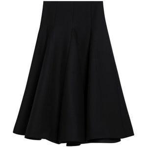 Valentino Garavani, Dames, Rokken, Zwart, Maat: S Zijde,