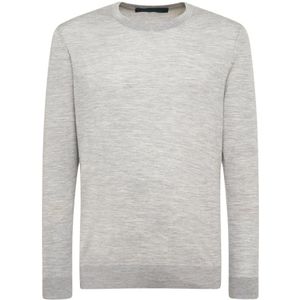 Kiton, Heren, Truien, Grijs, Maat: L Wol,