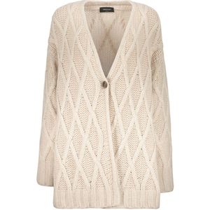 Fabiana Filippi, Dames, Truien, Beige, Maat: 2XS Zijde,
