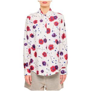 Gabriela Hearst, Dames, Blouses & Shirts, Veelkleurig, Maat: S Linnen,